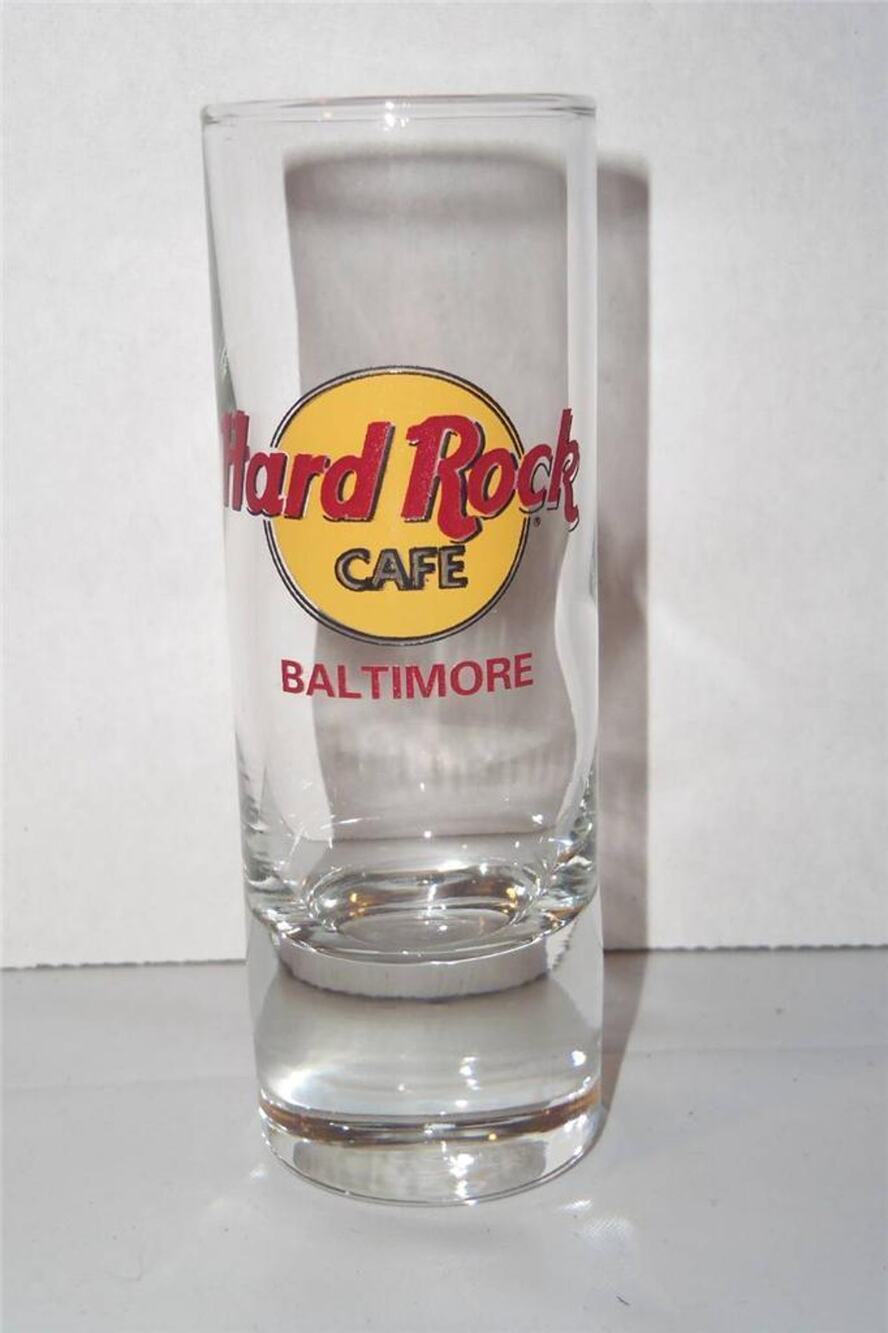 Hard Rock Cafe Baltimore Tall Shot Glass -081409